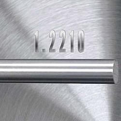 Silberstahl Rund 1.2210-115CrV3  h9  D= 45mm Zuschnitt Länge 500mm 