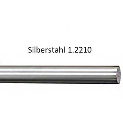 Silberstahl 1.2210 Stange Rund Rundstahl ab Ø 3-30 mm Länge frei wählbar 