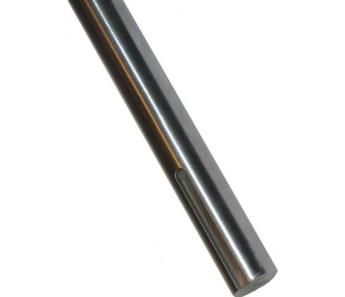 Drive Shaft with Keyway js9 7h9 Silver Steel 1.2210 Length 500mm 